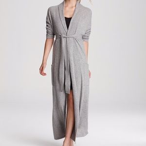 Cozy Cashmere Gray Robe from Bloomingdales